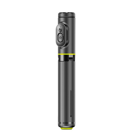 ALLITY ABA-401 selfie stick palica / tripod stojalo za telefon, do 7", univerzalno, nastavljiva dolžina / naklon, AUTO Pop-Up odpiranje, zložljiva oblika, magnetni Bluetooth daljinec, črna