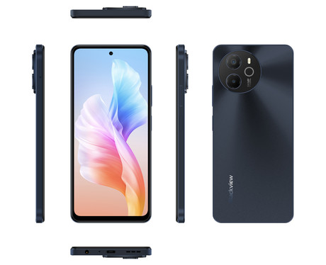 Blackview SHARK 8 pametni telefon, 6.78", 8GB+128GB, 4G LTE, IPS 2.4K FHD+, 120Hz, Android, 5000mAh, Dual SIM, GPS, + ovitek, črno siv (Moonlight Gray)