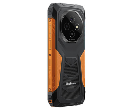 Blackview FORT 1 robustni pametni telefon, 6.56", 4G LTE, 6GB+256GB, HD+ IPS, 90Hz, Android, 3v1 AI, 10000mAh, WIFI 5, BT 5.2, Dual SIM, GPS, NFC, IP68 & IP69K & MIL-STD-810H, oranžen