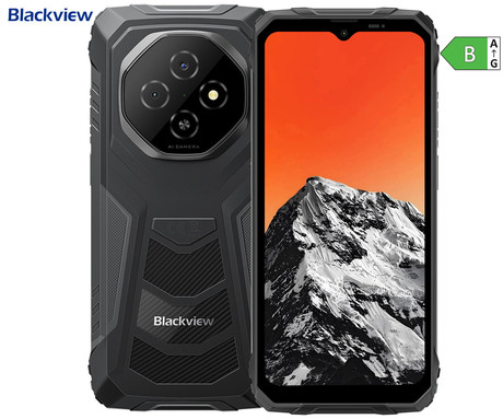 Blackview FORT 1 robustni pametni telefon, 6.56", 4G LTE, 6GB+256GB, HD+ IPS, 90Hz, Android, 3v1 AI, 10000mAh, WIFI 5, BT 5.2, Dual SIM, GPS, NFC, IP68 & IP69K & MIL-STD-810H, črn
