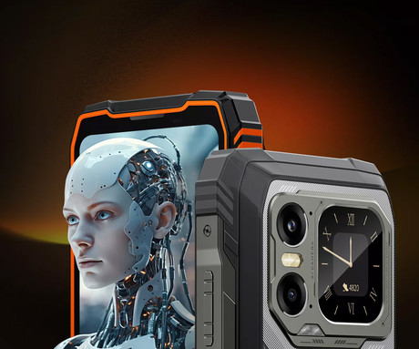 Blackview XPLORE 1 WALKIE TALKIE robustni pametni telefon, 6.78", 5G VoLTE, 12GB+256GB, 2.4K FHD+ IPS, 120Hz, Android, 3v1 AI, 20000mAh, WIFI 6, BT 5.2, Dual SIM, GPS, NFC, Dual-Mode UHF/VHF, oranžen