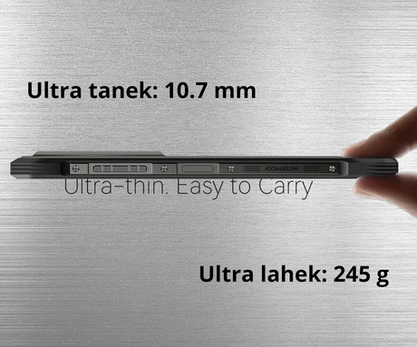 Blackview FORT 100 robustni pametni telefon, 6.56", 4G LTE, 8GB+128GB, HD+ IPS, 90Hz, Android, 3v1 AI, 5000mAh, WIFI 5, BT 5.0, Dual SIM, GPS, NFC, IP68 & IP69K & MIL-STD-810H, črn (Cosmic Black)