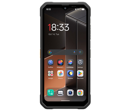Blackview FORT 100 robustni pametni telefon, 6.56", 4G LTE, 8GB+128GB, HD+ IPS, 90Hz, Android, 3v1 AI, 5000mAh, WIFI 5, BT 5.0, Dual SIM, GPS, NFC, IP68 & IP69K & MIL-STD-810H, črn (Cosmic Black)