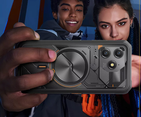 Blackview FORT 100 robustni pametni telefon, 6.56", 4G LTE, 8GB+128GB, HD+ IPS, 90Hz, Android, 3v1 AI, 5000mAh, WIFI 5, BT 5.0, Dual SIM, GPS, NFC, IP68 & IP69K & MIL-STD-810H, bel (Lunar White)