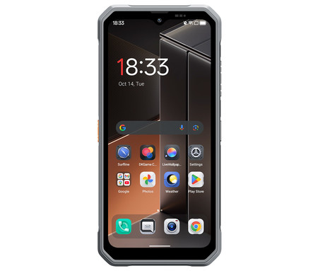 Blackview FORT 100 robustni pametni telefon, 6.56", 4G LTE, 8GB+128GB, HD+ IPS, 90Hz, Android, 3v1 AI, 5000mAh, WIFI 5, BT 5.0, Dual SIM, GPS, NFC, IP68 & IP69K & MIL-STD-810H, bel (Lunar White)