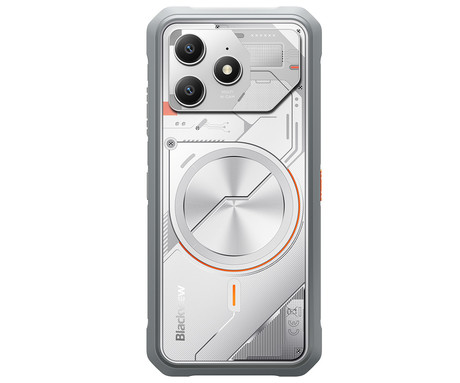 Blackview FORT 100 robustni pametni telefon, 6.56", 4G LTE, 8GB+128GB, HD+ IPS, 90Hz, Android, 3v1 AI, 5000mAh, WIFI 5, BT 5.0, Dual SIM, GPS, NFC, IP68 & IP69K & MIL-STD-810H, bel (Lunar White)