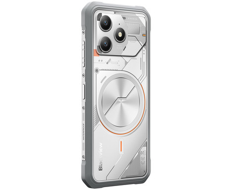 Blackview FORT 100 robustni pametni telefon, 6.56", 4G LTE, 8GB+128GB, HD+ IPS, 90Hz, Android, 3v1 AI, 5000mAh, WIFI 5, BT 5.0, Dual SIM, GPS, NFC, IP68 & IP69K & MIL-STD-810H, bel (Lunar White)