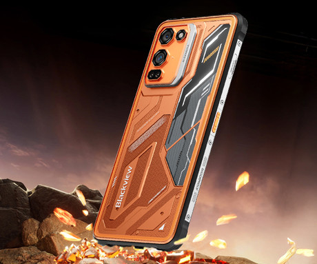 Blackview FORT 200 robustni pametni telefon, 6.78", 4G LTE, 12GB+256GB, FHD+ IPS, 120Hz, Android, 3v1 AI, 5000mAh, WIFI 5, BT 5.2, Dual SIM, GPS, NFC, IP68 & IP69K, oranžen (Blaze Orange)
