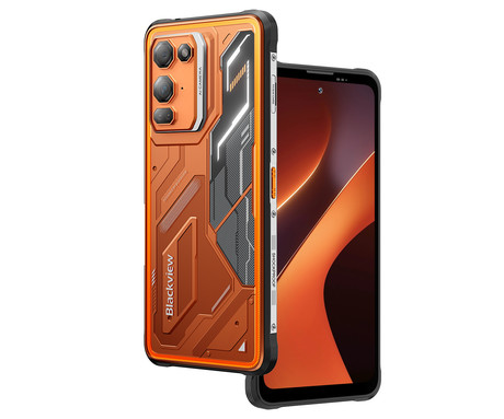 Blackview FORT 200 robustni pametni telefon, 6.78", 4G LTE, 12GB+256GB, FHD+ IPS, 120Hz, Android, 3v1 AI, 5000mAh, WIFI 5, BT 5.2, Dual SIM, GPS, NFC, IP68 & IP69K, oranžen (Blaze Orange)