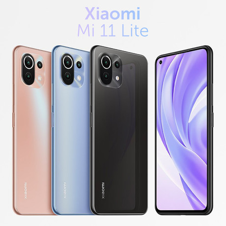 EOL - Pametni telefon Xiaomi MI 11 Lite, 6.55'' Amoled, 4250 mAh, 4G-LTE, 6GB+128GB, Roza (Peach Pink)