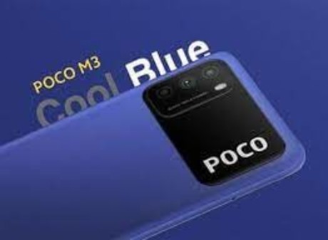 EOL - Pametni telefon Xiaomi Pocophone M3, 6.53'', 6000mAh, 4GB+128GB, moder (Cool Blue)