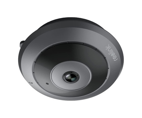 Reolink FE-P IP kamera, 2K+ Super HD, PoE, 360° Fisheye, IR nočno snemanje, aplikacija, dvosmerna komunikacija, sirena, črno siva