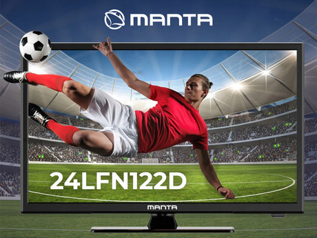 EOL - LED TV MANTA 24LFN122D, 61cm (24"), Full HD, 220V+12V napajanje, DVB-C/T2/HEVC, HDMI, USB, Hotel Mode