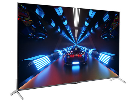 EOL - QLED TV TCL 85C735, 215.9cm (85"), 4K UHD, Android TV, WiFi, Bluetooth, HDR PRO, 120Hz, Motion Clarity Pro, AMD FreeSync Premium, ONKYO, Google Assistant
