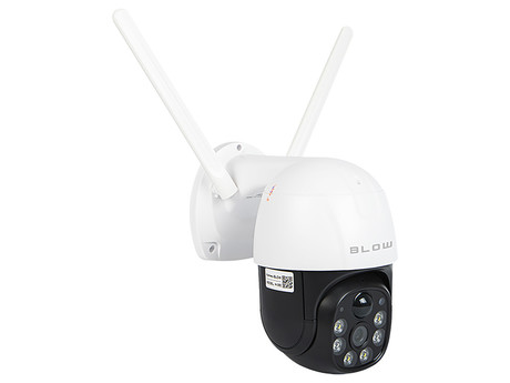 IP kamera BLOW H-392, brezžična, 4G-LTE, 1080p, PTZ, vrtljiva, nočno snemanje, senzor gibanja, aplikacija, baterija + solarni panel