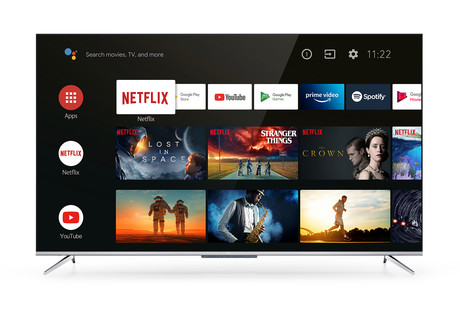 EOL - LED TV TCL 50P715, 50" (diagonala 127cm), 4K-UHD, Smart HDR 10, Android TV, WiFi, Micro Dimming