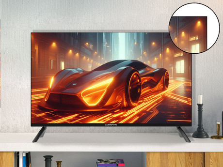 LED TV MANTA 32LHN124E, 32" (81cm), HD+, Dolby Digital+, STEREO 5.1, DVB-C/T/T2/S/S2/HEVC, Hotel Mode, 3x HDMI, 2x USB, 1x CI+, Frameless oblika