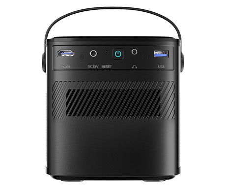 BYINTEK Vevshao V50 prenosni 3D LED DLP projektor, Android, Dual WiFi, Bluetooth, 2GB+32GB, baterija, 500 lumnov, STEREO zvočniki, max 4K UHD, USB / HDMI / AUX, + daljinec