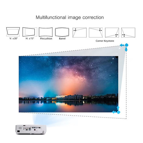 BYINTEK CLOUD C500W 3LCD projektor, bel