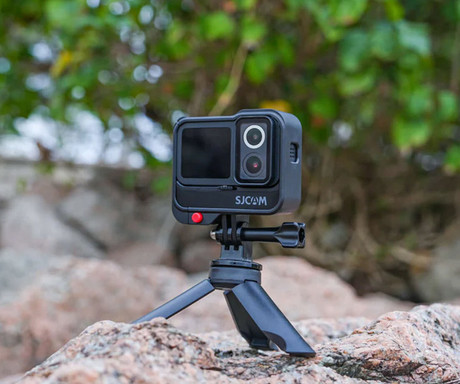 SJCAM univerzalno stojalo / tripod za kamero, prilagodljivo, stabilno, črno