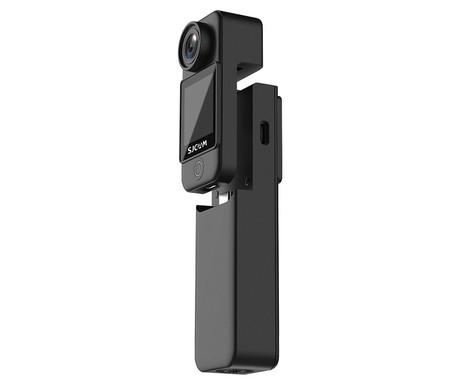 SJCAM C300 akcijska športna kamera, 4K Ultra HD, dvojni zaslon, 6-osna stabilizacija, 2x polnilna baterija, 154° snemalni kot, Dual WIFI, vodoodpornost, aplikacija, +dodatki, črna