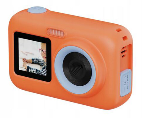 SJCAM FUNCAM+ otroški / mladostniški fotoaparat in kamera, oranžen SJCAM FUNCAM+ otroški / mladostniški fotoaparat in kamera, oranžen
