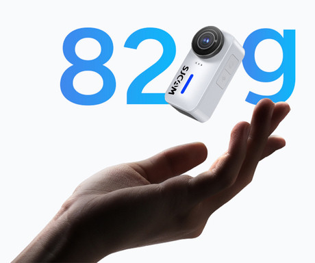 SJCAM C110 PLUS akcijska športna kamera, 4K Ultra HD, 6-osna stabilizacija, 8x digitalni ZOOM, polnilna baterija, 170° snemalni kot, Dual WIFI, aplikacija, +dodatki, bela