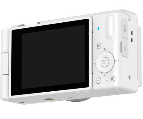 SJCAM ZV200 digitalni fotoaparat, 5K Ultra HD+, 80MP, 2.8" IPS FLIP zaslon, SONY senzor, 16x digitalni ZOOM, 6-osna stabilizacija, polnilna baterija, AUTO fokus, 9 PRESET načinov, +dodatki, bel