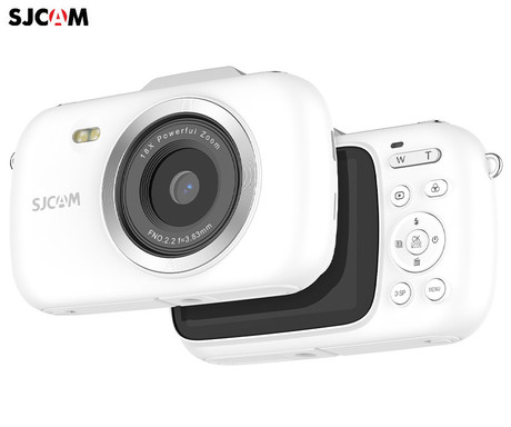 SJCAM ZV100 digitalni fotoaparat, 5K Ultra HD+, 80MP, 2.8" TFT zaslon, 18x digitalni ZOOM, FLASH bliskavica, polnilna baterija, AUTO fokus, 5 PRESET načinov, mikrofon, zvočnik, +dodatki, bel