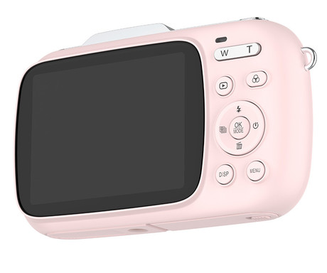 SJCAM ZV100 digitalni fotoaparat, 5K Ultra HD+, 80MP, 2.8" TFT zaslon, 18x digitalni ZOOM, FLASH bliskavica, polnilna baterija, AUTO fokus, 5 PRESET načinov, mikrofon, zvočnik, +dodatki, roza