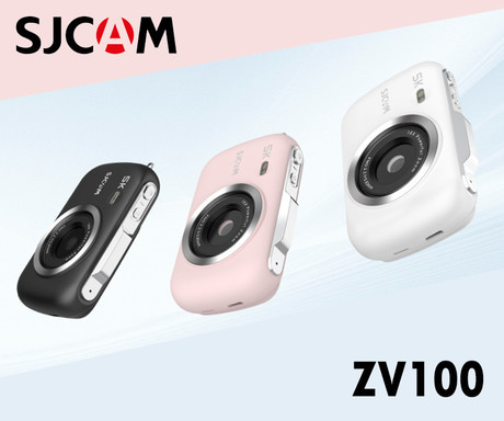 SJCAM ZV100 digitalni fotoaparat, 5K Ultra HD+, 80MP, 2.8" TFT zaslon, 18x digitalni ZOOM, FLASH bliskavica, polnilna baterija, AUTO fokus, 5 PRESET načinov, mikrofon, zvočnik, +dodatki, roza
