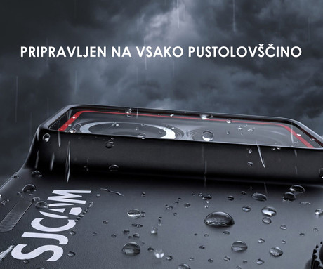 SJCAM SJ30 akcijska športna kamera, Standard Kit, 8K Ultra HD, 2.51" FLIP zaslon, SteadyMotion 2.0, 8x ZOOM, polnilna baterija, 140° snemalni kot, Dual WIFI, 5ATM vodoodpornost, aplikacija, +dodatki