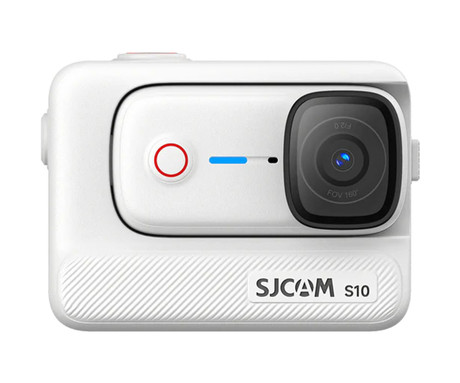 SJCAM S10 akcijska športna kamera, 4K Ultra HD, 2.51" FLIP zaslon, SteadyMotion 2.0, 8x ZOOM, Boost Pod ohišje / baterija, 160° snemalni kot, WIFI 5G, 5M vodoodpornost, aplikacija, +dodatki, bela