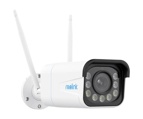 Reolink W430 IP kamera, 8MP Ultra HD, WiFi 6, nočno snemanje, IR LED diode, reflektorji, vodoodporna, aplikacija, dvosmerna komunikacija, 5x ZOOM, bela