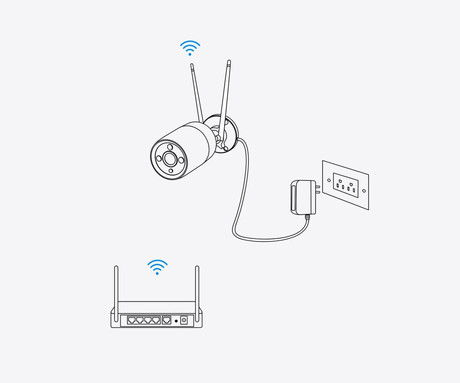 Reolink W430 IP kamera, 8MP Ultra HD, WiFi 6, nočno snemanje, IR LED diode, reflektorji, vodoodporna, aplikacija, dvosmerna komunikacija, 5x ZOOM, bela