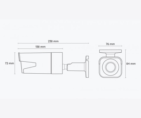 Reolink W430 IP kamera, 8MP Ultra HD, WiFi 6, nočno snemanje, IR LED diode, reflektorji, vodoodporna, aplikacija, dvosmerna komunikacija, 5x ZOOM, bela