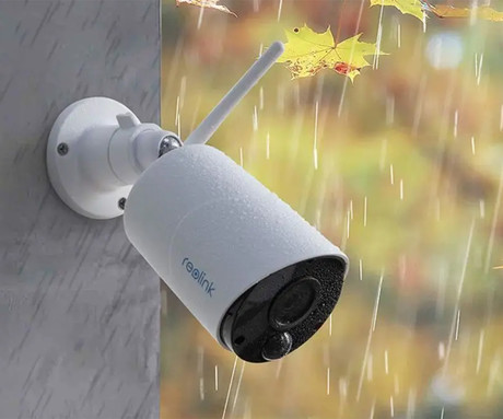 Reolink ARGUS B320 IP kamera, 3MP Super HD, WiFi, baterija, nočno snemanje, IR LED diode, vodoodporna, aplikacija, dvosmerna komunikacija, bela