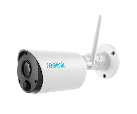 Reolink ARGUS B320 IP kamera, 3MP Super HD, WiFi, baterija, nočno snemanje, IR LED diode, vodoodporna, aplikacija, dvosmerna komunikacija, bela