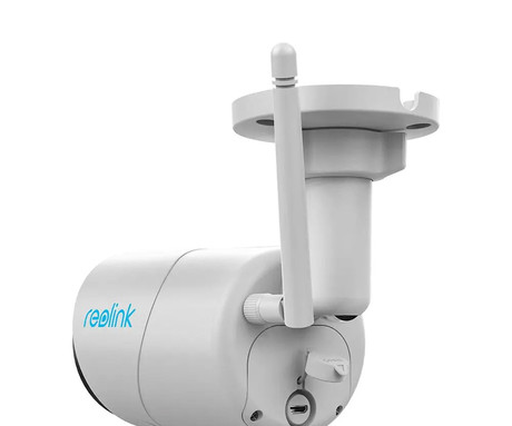 Reolink ARGUS B320 IP kamera, 3MP Super HD, WiFi, baterija, nočno snemanje, IR LED diode, vodoodporna, aplikacija, dvosmerna komunikacija, bela