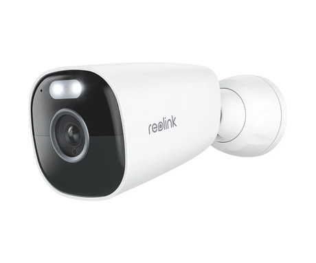 Reolink ARGUS B340 IP kamera, 2K 5MP Super HD, Dual WiFi, baterija, barvno nočno snemanje, LED reflektorji, aplikacija, vodoodporna, dvosmerna komunikacija, bela