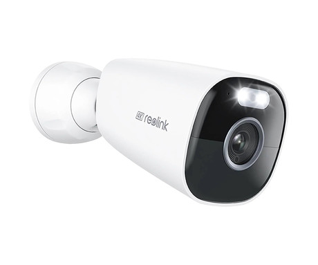 Reolink ARGUS B360 IP kamera, 4K 8MP Ultra HD, Dual WiFi, baterija, barvno nočno snemanje, LED reflektorji, aplikacija, vodoodporna, dvosmerna komunikacija, bela