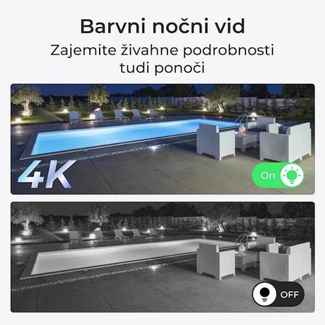 Reolink P437 IP kamera, bela