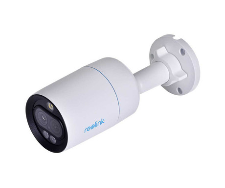 Reolink RLC-81MA IP kamera, dva objektiva, 4K 8MP Ultra HD, PoE, barvno nočno snemanje, LED reflektorji, aplikacija, IP66 vodoodpornost, dvosmerna komunikacija, bela