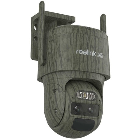 Reolink TRACKMIX G770 CAMO IP kamera, 8MP 4K Ultra HD, 4G LTE, 355° vrtenje, 6x hibridni ZOOM, 36.72Wh baterija, AI zaznavanje, barvni Night Vision, aplikacija, dvosmerna komunikacija, pametni alarm