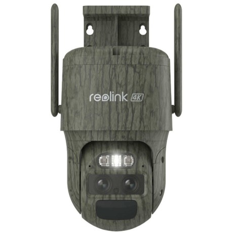 Reolink TRACKMIX G770 CAMO IP kamera, 8MP 4K Ultra HD, 4G LTE, 355° vrtenje, 6x hibridni ZOOM, 36.72Wh baterija, AI zaznavanje, barvni Night Vision, aplikacija, dvosmerna komunikacija, pametni alarm