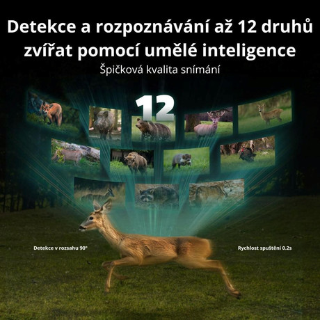 Reolink CAMOVUE TALON T130 IP kamera, kamuflažna / lovska, 8MP 4K Ultra HD, 4G LTE, GPS lociranje, SIM priložen, AI zaznavanje, Starlight Night Vision, aplikacija, pametni alarm, IP67 vodoodpornost