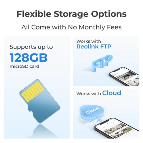 Reolink GO G440 IP kamera + solarni panel, 8MP 4K Ultra HD, 4G LTE, 355° vrtenje, 21.6Wh baterija, AI zaznavanje, barvni Night Vision, aplikacija, dvosmerna komunikacija, pametni alarm, IP64, siva