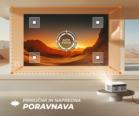 BYINTEK LOVE U14 PRO prenosni LED projektor, Android, WIFI 6, Bluetooth, 1500 ANSI lumnov, STEREO zvočniki, samodejni fokus, deljenje zaslona, max 4K UHD, USB / HDMI / AUX / RJ-45, +daljinec