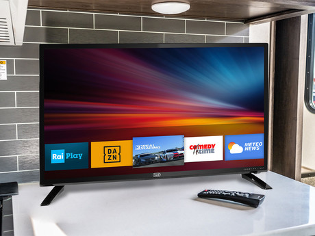 TREVI 2410 LED TV sprejemnik, 61cm (24"), SmartTV, Android, HD, 220V+12V napajanje, DVB-T2 / DVB-S2 / CI+, HDMI, USB, Hotel Mode