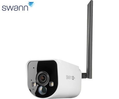 SWANN MR4KCAM MaxRanger4K brezžična IP varnostna kamera, 4K UHD, WIFI HaLow, TrueDetect+, solarni panel, 12600mAh polnilna baterija, APP, Sony STARVIS, Night2Day snemanje, mikrofon, zvočnik, IP66